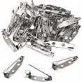thumbnail image 1 of Fonepro 1000 Piezas Pasadores de Barra con Cierre de Seguridad en Tono Plateado, Pasadores de Seguridad, Pasador de Broche, Cierres de Pasador, 25 mm, Plata, 1 of 5