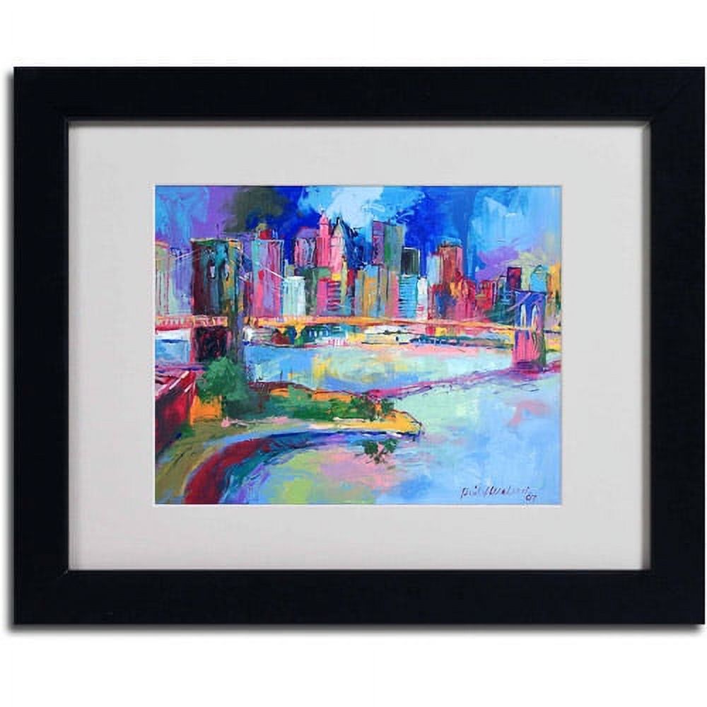 Richard Wallich 'Brooklyn' Matted Framed Art