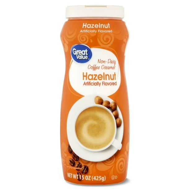 Great Value NonDairy Hazelnut Coffee Creamer, 15 oz