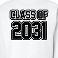 thumbnail image 3 of Inktastic Class of 2031 Adult Sweatshirt, 3 of 4