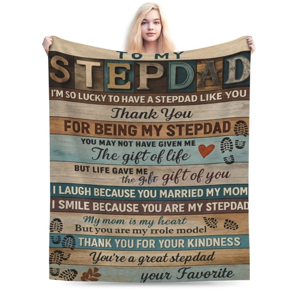 Gifts for Dad Fathers Day Dad Gifts Blanket from Daughter Son Dad Birthday Ideas for Father Husband Grandpa Present for Dad Throw Blanket 50x40