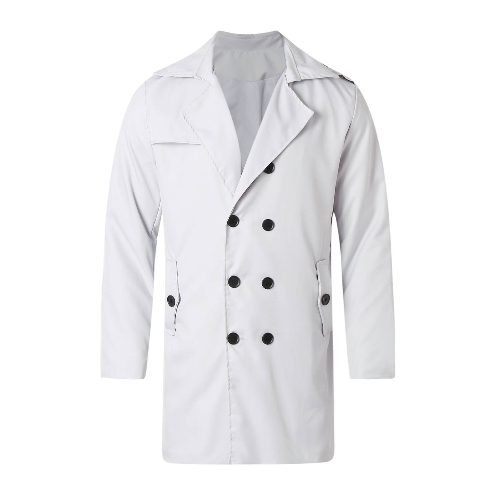 Dpytoraw New Spring And Autumn Men's Coat In The Long Double