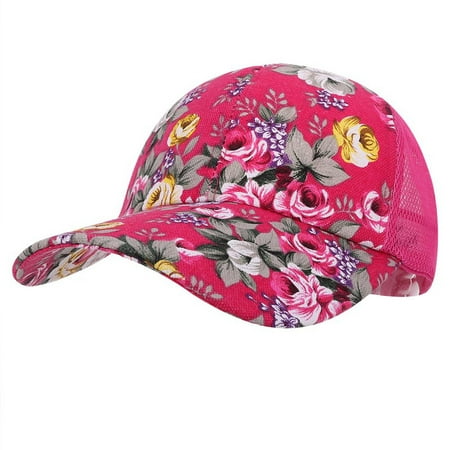 Fancyleo 2019 Baseball Cap Woman Summer Flowers Lady Boys Girls Snapback Hip Hop Flat Hat