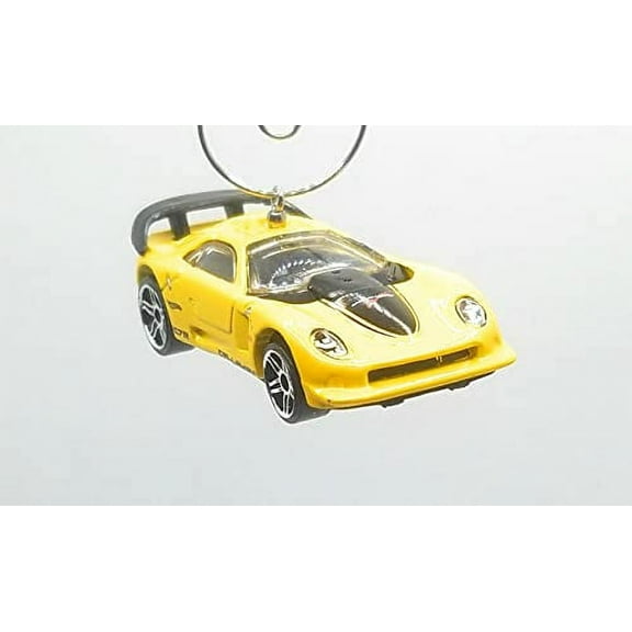 Christmas Ornament for Callaway C7 Race Car Yellow