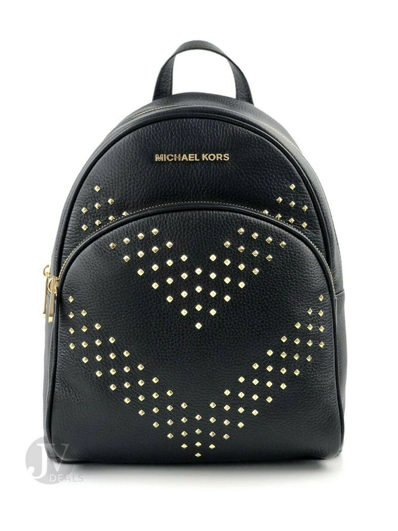 Michael Kors Medium Abbey Pebbled Leather Studded Backpack Bag Michael Kors Medium Abbey Pebbled Leather Studded Backpack Bag