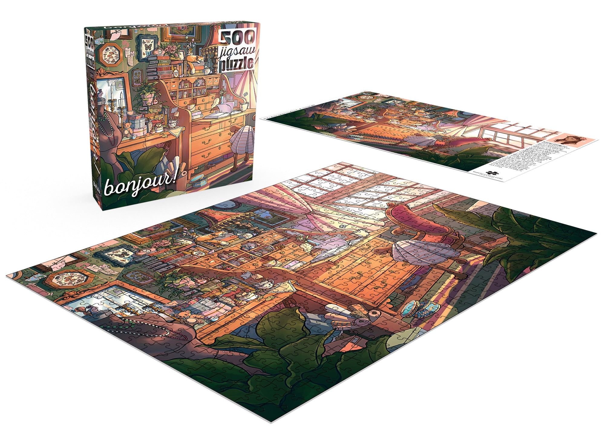 Buffalo Games Hideaway Hollow 500-Piece 21.25 x 15-Inch Interlocking Jigsaw Puzzle for Adults Ages 14+