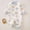 White F, variant on Kids Girls Boys Toddler Rompers Print Leaf Bear Long Sleeve Pants Button for Fall