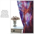 thumbnail image 5 of Galaxy Curtains Fantasy Galaxy Universe Mysterious Nebula Purple Orange Art Print for Kids Girls Boys Bedroom Living Room Rod Pocket Decoration Window Drapes 2 Panels W42xL84in, 5 of 6