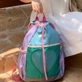 thumbnail image 2 of Mochila Escolar para Mujeres Y Niñas Nailon Ordenador Portátil Con Bloques Colores, 2 of 9
