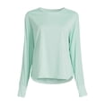 thumbnail image 2 of Avia Women's Performance Long Sleeves T-Shirt with Thumb-Hole Cuffs, 2 of 5
