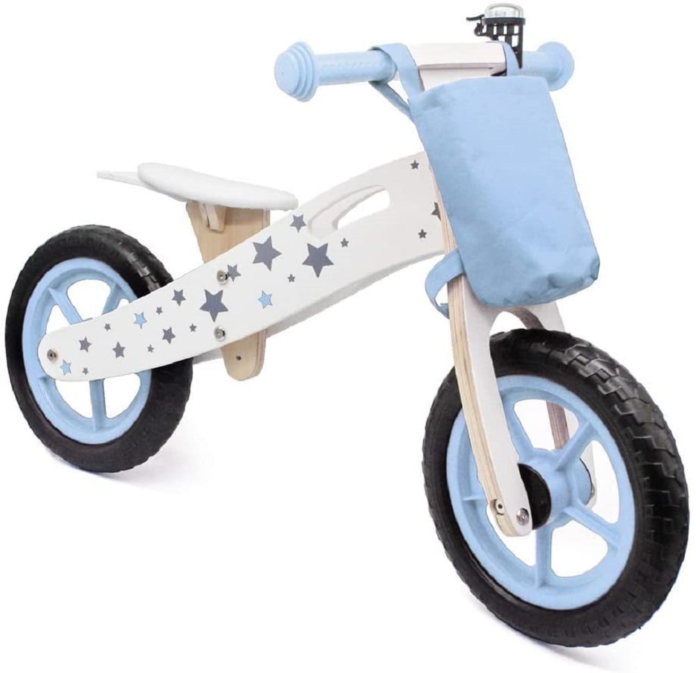 wooden baby balance bike