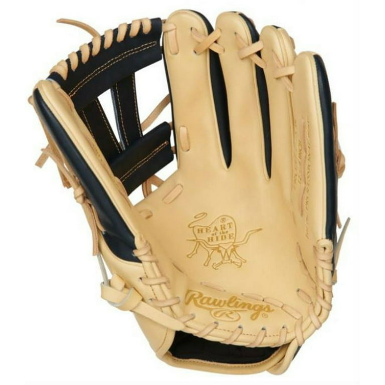 Rawlings Baseball Glove 12.25 Adult Heart of Hide Gold Glove V-Web Infield  RHT 