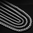 thumbnail image 6 of AYYUFE Men Braided Wheat Shape Chain Necklace DIY, 6 of 8