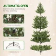thumbnail image 3 of Sparse Artificial Christmas Tree with Steel Stand, 4306 Tips​, 3 of 9