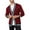 a-Red448106, variant on VNKIDY Men's Sweater Coat Autumn Winter Slim Fit Solid Color Cable Knit V Neck Cardigan Long Sleeve Contrast Stripes Button Front Thermal Sweater For Cold Weather Outdoor Wear Holiday Knitwear