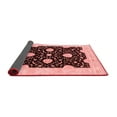 thumbnail image 2 of Ahgly Company Indoor Square Oriental Red Traditional Area Rugs, 6' Square, 2 of 4