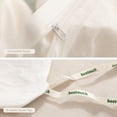 thumbnail image 4 of BESTOUCH Duvet Cover Set Queen Size 100% Washed Cotton Linen Feel Comfortable Soft Lightweight 3 Pcs Off White, 4 of 8