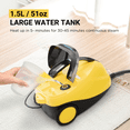 thumbnail image 4 of Comforday 1500W Multipurpose Steam Cleaner with 17 Piece Accessories, Household Steamer with 1.5L Tank, 4 of 9