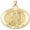 Yellow Gold, variant on PicturesOnGold.com Saint Zeno Religious Medal - 2/3 Inch Size of Dime, Sterling Silver