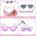 thumbnail image 6 of Baby Sunglasses with Strap Adjustable, Heart Shaped UV Protection Polarized Flexible Sunglasses for Toddler Infant Age 0-36 Months 0-3 Years, 6 of 7