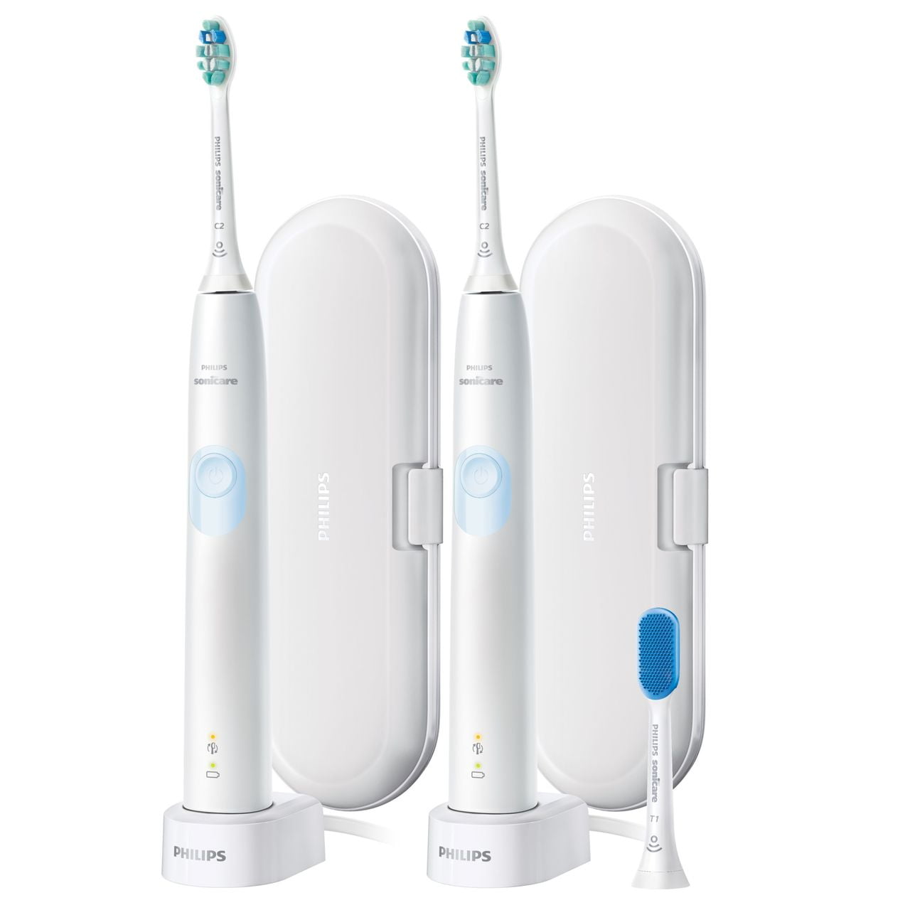 Product of Philips Sonicare Protective Clean 4300 Plaque Control Rechargeable Toothbrush 2 Pk
