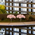 thumbnail image 3 of Raindrops 10Pcs Cherry Blossom Tree Model Pink Plastic for Micro Landscape and Diy Decoration Projects, 3 of 8