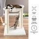 thumbnail image 5 of Petmaker Árbol para Gatos y rascador Dos Postes rascadores de sisal Estilo Hamaca y Juguete Interactivo para Colgar para Gatos y Gatitos (15.75"), 5 of 5