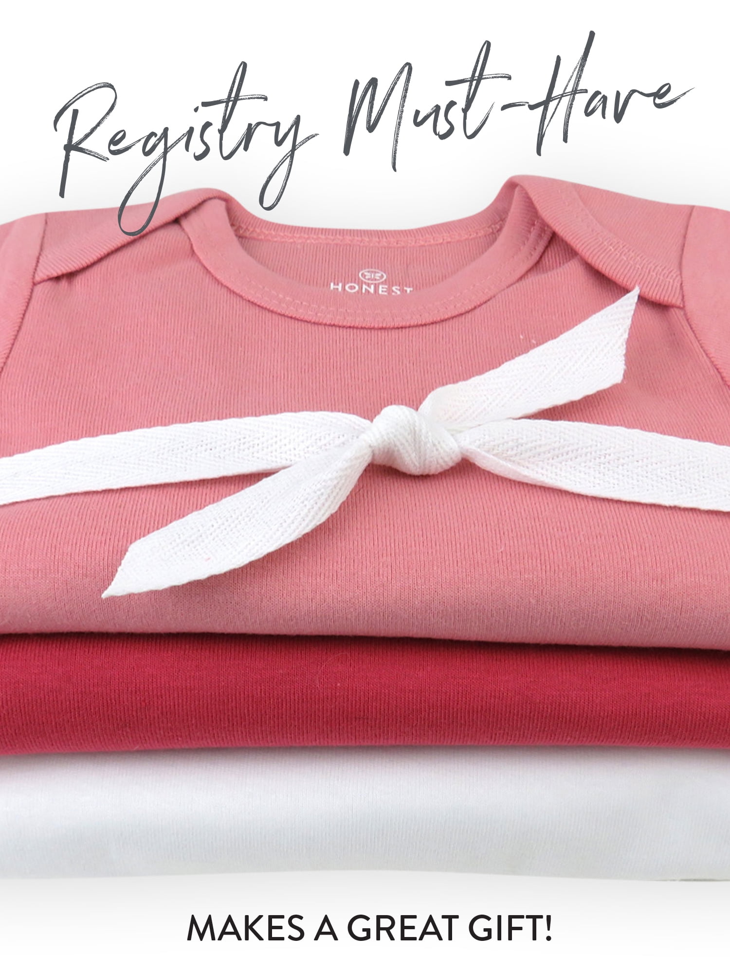 Honest Baby Clothing Baby Boy or Girl Gender Neutral Organic Cotton Long Sleeve Bodysuits, 3 Pack (Preemie-24 Months)