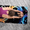 thumbnail image 5 of Musical Note Gym Towel with Storage Bag, 72.8"x26.8", Suitable for Yoga, Pilates, Fitness - Yoga Blanket, Yoga Mat Towel, Hot Yoga Towel Included, 5 of 6