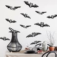 thumbnail image 3 of 24 Decoraciones de Murciélagos Que Brillan En La Oscuridad para Halloween, Paquete de 12/24, para Colgar o Pegar, 3 of 6
