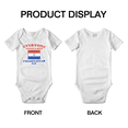 thumbnail image 3 of Everyone Loves a Nice Paraguayan Boy Baby Romper Bodysuit (White, 6-12 Months), 3 of 5