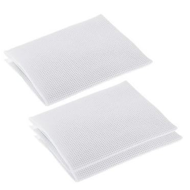 NBEADS 3 Pcs 14CT Cross Stitch Canvas Cotton Embroidery Fabric
