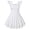 White, variant on Lanbubble Girls Ruched Dresses Ruffle Sleeve Teens Tiered Swing A-line Pink Dress 11-12 Years