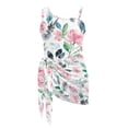thumbnail image 7 of SEANATIVE Girls Swimsuit and Cover Up Set One Piece Bathing Suit See-Through Mesh Skirt, 2 Piece Back Cut Out Design Swimwear, Size 11-12 Years, Pink Floral White, 7 of 7