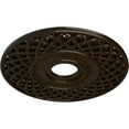 thumbnail image 3 of Ekena Millwork 22 1/4"OD x 4 3/4"ID x 1 1/4"P Robin Ceiling Medallion (Fits Canopies up to 6 1/4"), Hand-Painted Bronze, 3 of 6