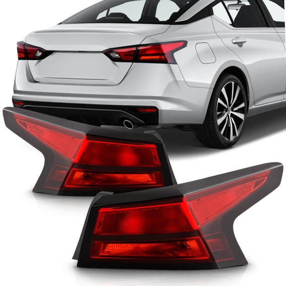 <All Red> For 2019-2022 Altima Outer JDM Tail Lights Performance Lamp Left Right