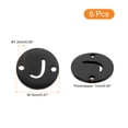 thumbnail image 2 of 6 Pcs Stainless Steel Letter Charm, Alphabet Pendant Connector for DIY Jewelry Making, Black Letter J, 2 of 7
