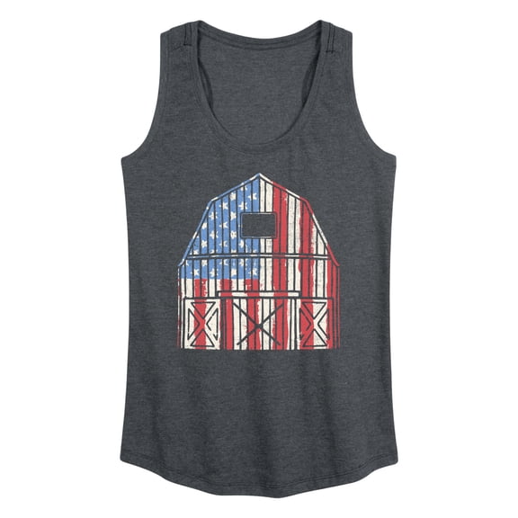 Instant Message - USA Barn Graphic Racerback Tank