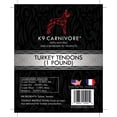 thumbnail image 6 of K9 Carnivore Turkey Tendons A Delicious and Nutritious Dog Treat (1 pound), 6 of 23