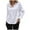 White, variant on Horkkom Button Down Shirts for Women Long Sleeve Solid Color Dress Shirts Silk Business Office Work Tops L