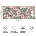 thumbnail image 3 of Pioneer Flower Floral Print Pattern Bathroom Rugs Mat, Non Slip Microfiber Bathroom Rug with Rubber Backing, Soft Mats for Bathroom Floor Tub Shower, 24"x60", 3 of 5