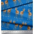 thumbnail image 2 of Soimoi Cotton Duck Fabric Deer Animal Fabric Prints by Yard 42 Inch Wide, 2 of 3