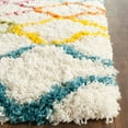 thumbnail image 3 of SAFAVIEH Keeleigh Geometric Quatrefoil Kids Shag Area Rug, Ivory/Multi, 8'6" x 12', 3 of 4