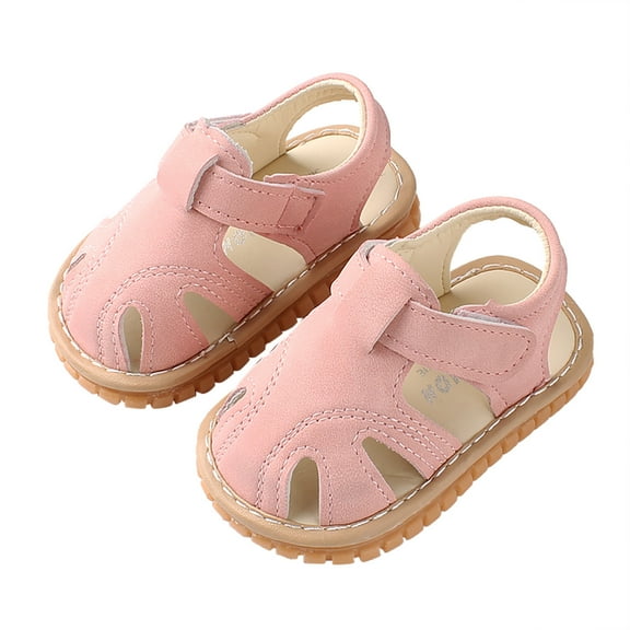Odeerbi Babies First Walkers Toddler Baby Girls Boys Cute Shoes Hollow Out Soft Kids Summer Non-slip Sandals