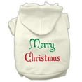 thumbnail image 5 of Mirage Pet Merry Christmas Screen Print Pet Hoodies Cream Size XXL, 5 of 11