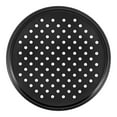 thumbnail image 1 of 10 Inch Personal Perforated Pizza Pans Dark Gray Carbon Steel with Nonstick Coating Easy to Clean Pizza Baking Tray, 1 of 1