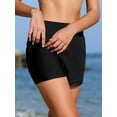 thumbnail image 5 of Anwell Side Split High Waisted Swim Shorts for Womens 2 in 1 Beach Shorts Quick Dry Swim Bottoms, 5 of 7