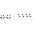 thumbnail image 4 of Front Rear Left Right Ceramic Brake Pads For Excursion F250 F350 SuperDuty, 4 of 7
