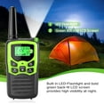 thumbnail image 4 of Walkie Talkies, Long Range Walkie Talkies for Adults with 22 FRS Channels, Family Walkie Talkie with LED Flashlight VOX LCD Display for Hiking Camping Trip (Orange 2 Pack), 4 of 6