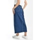 thumbnail image 3 of Falda midi de mezclilla Roman Fashion tono medio azul XCH, 3 of 6